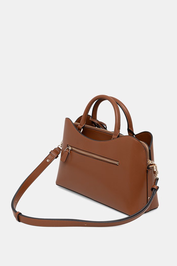 Dodaci Guess tote torba za žene od imitacije kože JANIE HWVG99.10060 smeđa