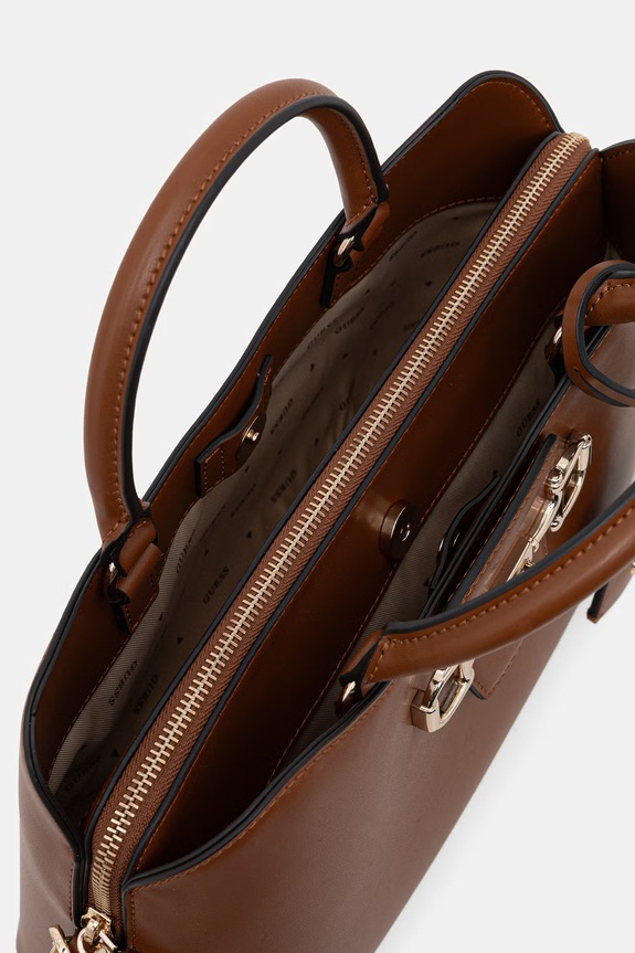 Guess tote torba za žene od imitacije kože JANIE HWVG99.10060 smeđa