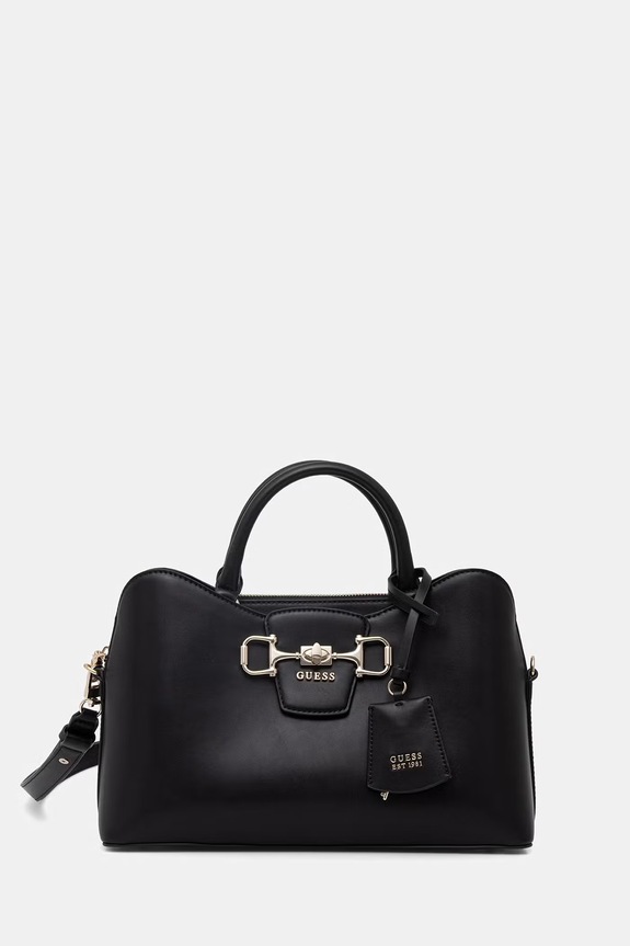 Guess tote torba za žene od imitacije kože JANIE crna HWVG99.10060