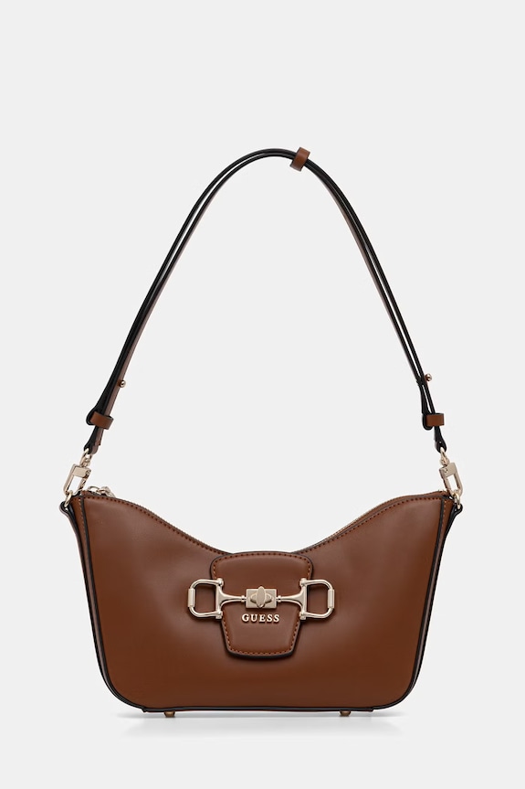 Guess baguette torbica za žene od imitacije kože JANIE smeđa HWVG99.10180