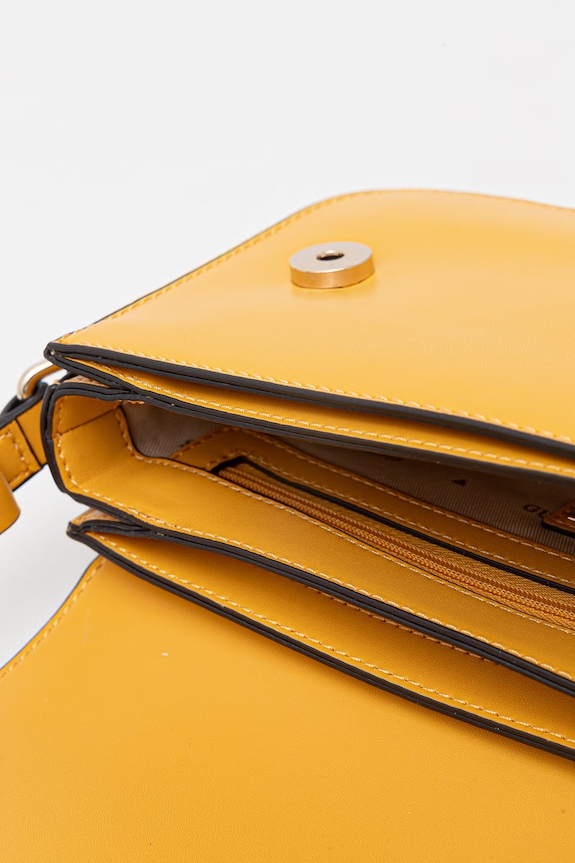 Guess Torba za žene od imitacije kože JANIE zlatna HWVG99.10210