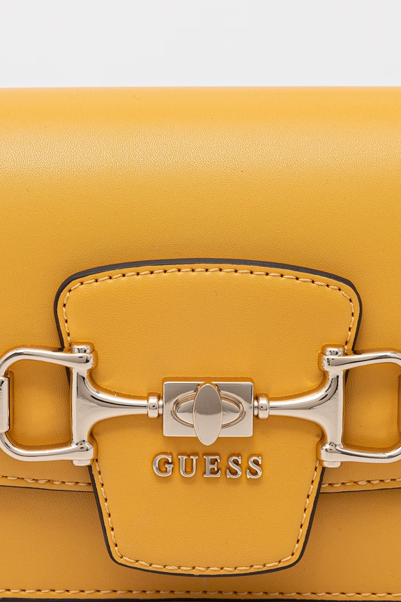 Guess Torba za žene od imitacije kože JANIE HWVG99.10210 zlatna