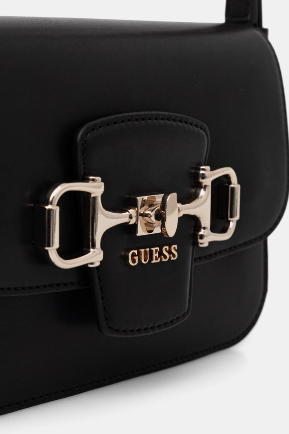 Guess torba za žene od imitacije kože JANIE crna HWVG99.10210