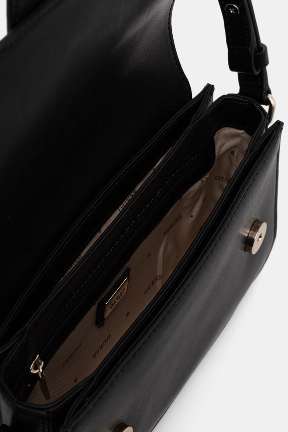 Guess torba za žene od imitacije kože JANIE HWVG99.10210 crna