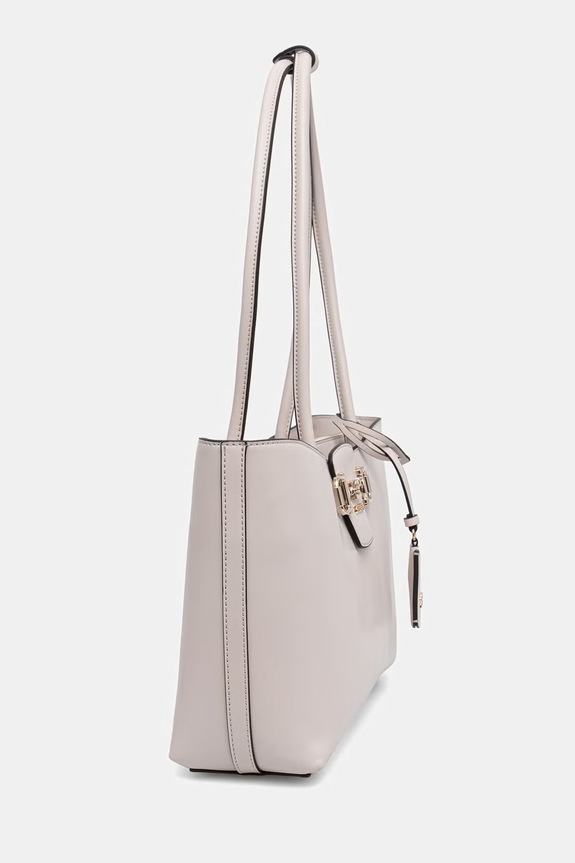 Guess τσάντα tote γυναικεία από απομίμηση δέρματος JANIE HWVG99.10230 μπεζ SS26