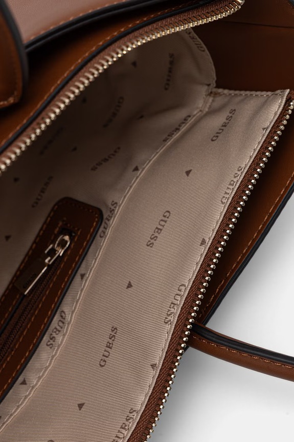 Guess tote torba ženska iz umetnega usnja JANIE rjava HWVG99.10230