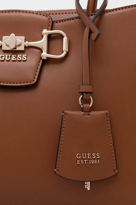 Guess tote torba ženska iz umetnega usnja JANIE HWVG99.10230 rjava