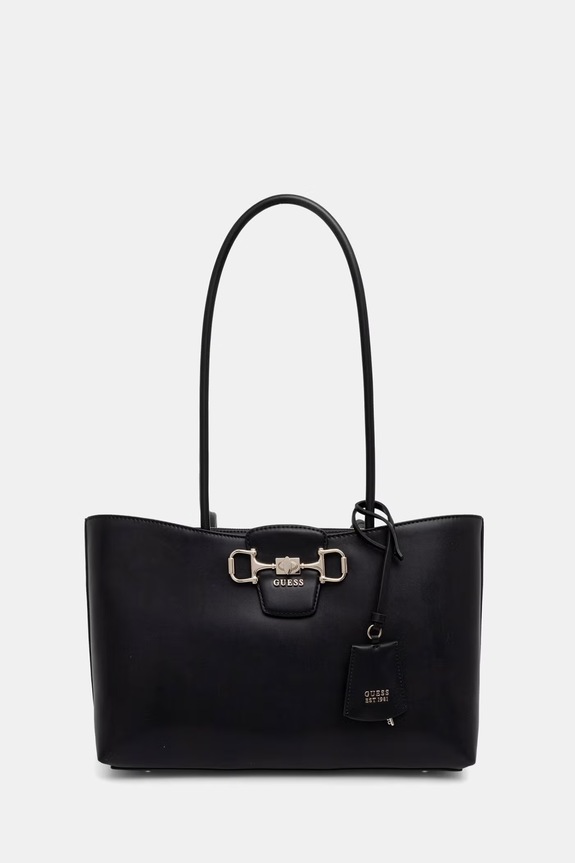 Guess tote torba ženska iz umetnega usnja JANIE črna HWVG99.10230