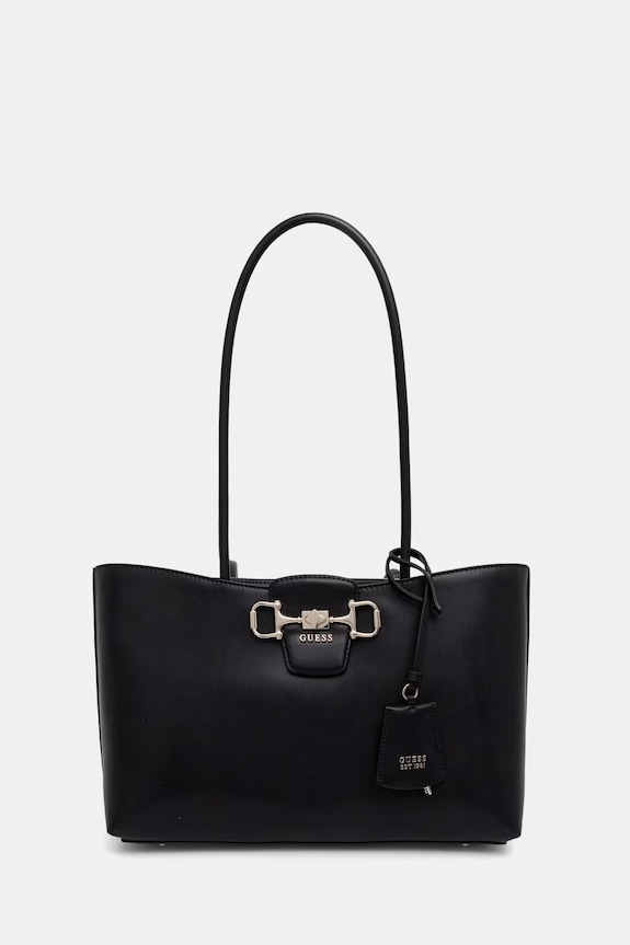 Guess tote torba ženska iz umetnega usnja JANIE črna HWVG99.10230