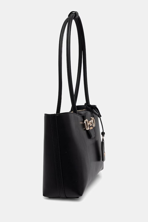 Guess tote torba ženska iz umetnega usnja JANIE HWVG99.10230 črna SS26