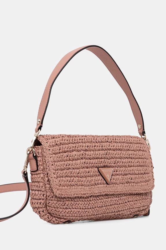 Guess torebka bagietka damska pleciona OFELIA HWWG99.23190 różowy SS26