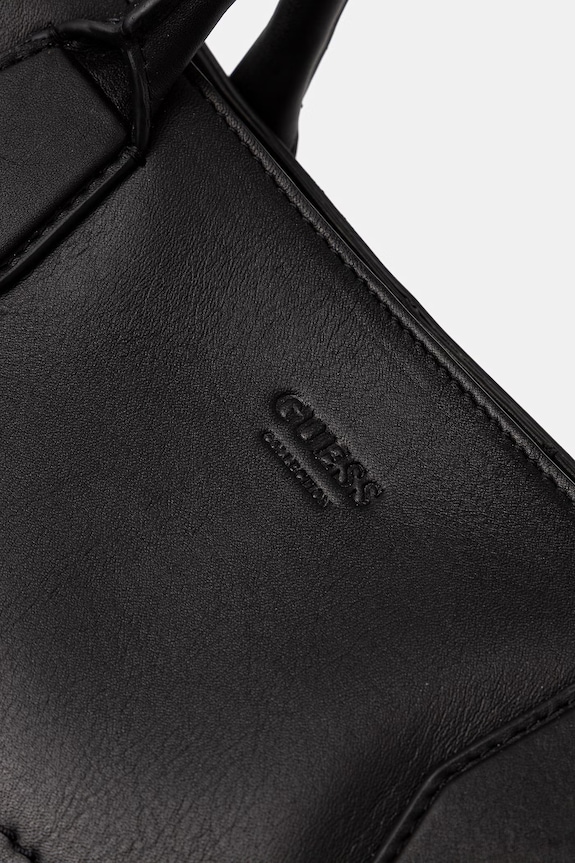 Δερμάτινη τσάντα Guess LIZA μαύρο HWYUAA.P6276