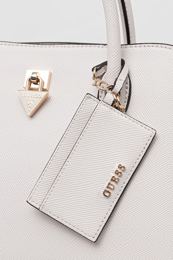 Guess torebka crossbody damska z imitacji skóry PATSIE HWZG99.19060 biały
