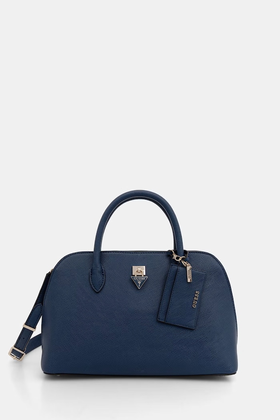 Guess crossbody kabelka dámska z imitácie kože PATSIE tmavomodrá HWZG99.19060