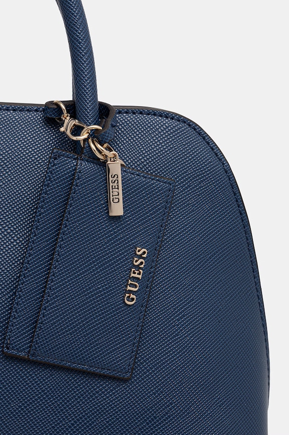 Guess crossbody kabelka dámska z imitácie kože PATSIE tmavomodrá HWZG99.19060
