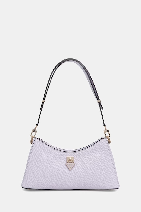 Guess geantă crossbody pentru femei, cu imitație de piele PATSIE violet HWZG99.19180