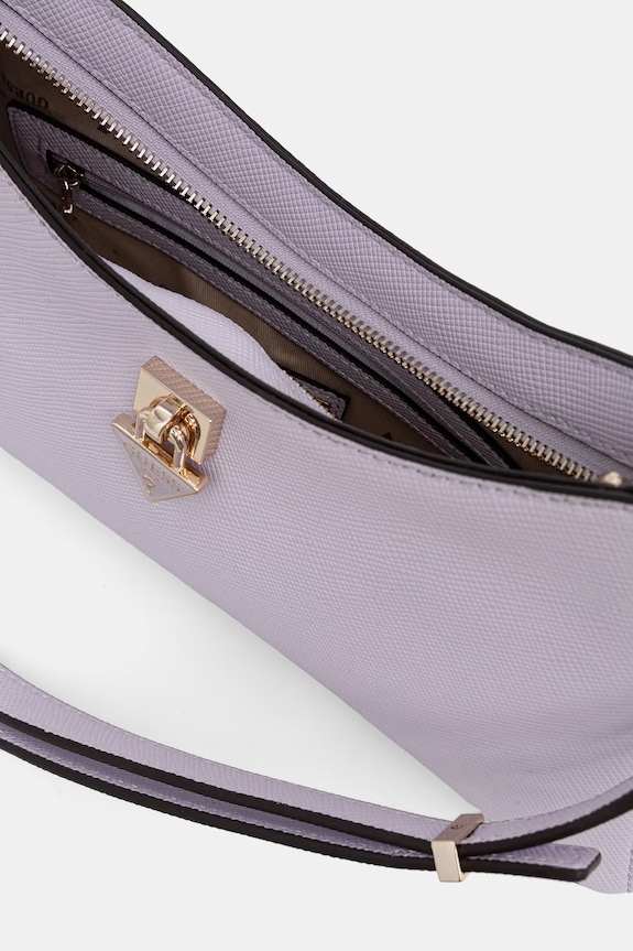 Guess geantă crossbody pentru femei, cu imitație de piele PATSIE HWZG99.19180 violet