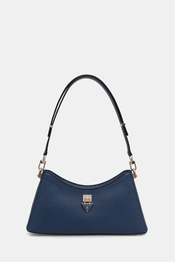 Guess crossbody kabelka dámska z imitácie kože PATSIE tmavomodrá HWZG99.19180