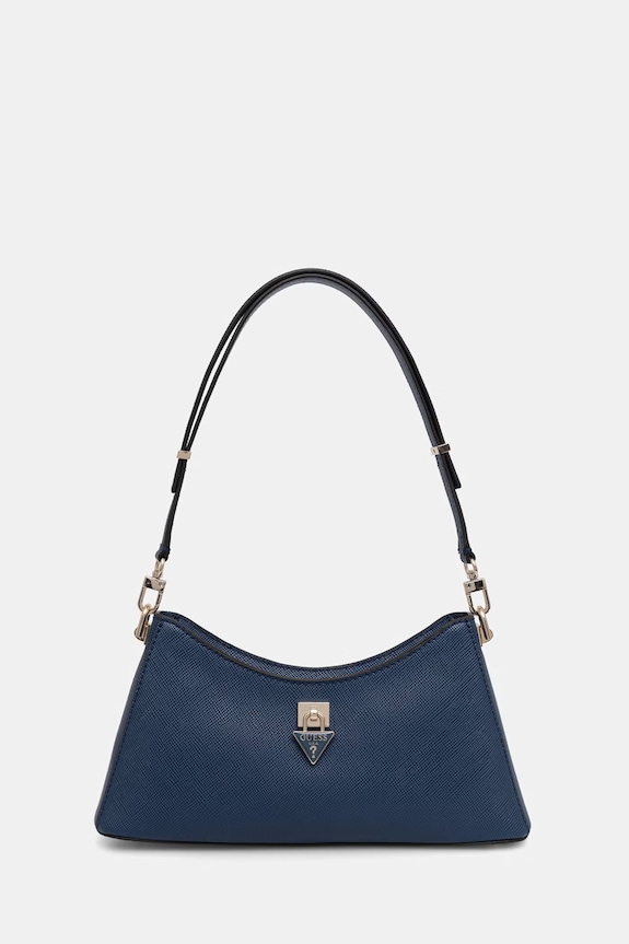 Guess crossbody kabelka dámska z imitácie kože PATSIE tmavomodrá HWZG99.19180