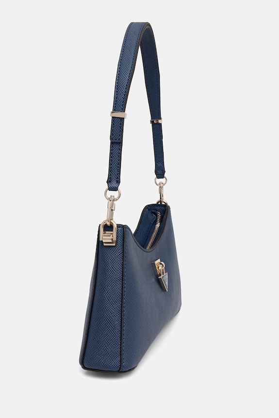 Guess crossbody kabelka dámska z imitácie kože PATSIE HWZG99.19180 tmavomodrá SS26