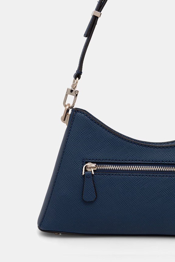 Doplnky Guess crossbody kabelka dámska z imitácie kože PATSIE HWZG99.19180 tmavomodrá