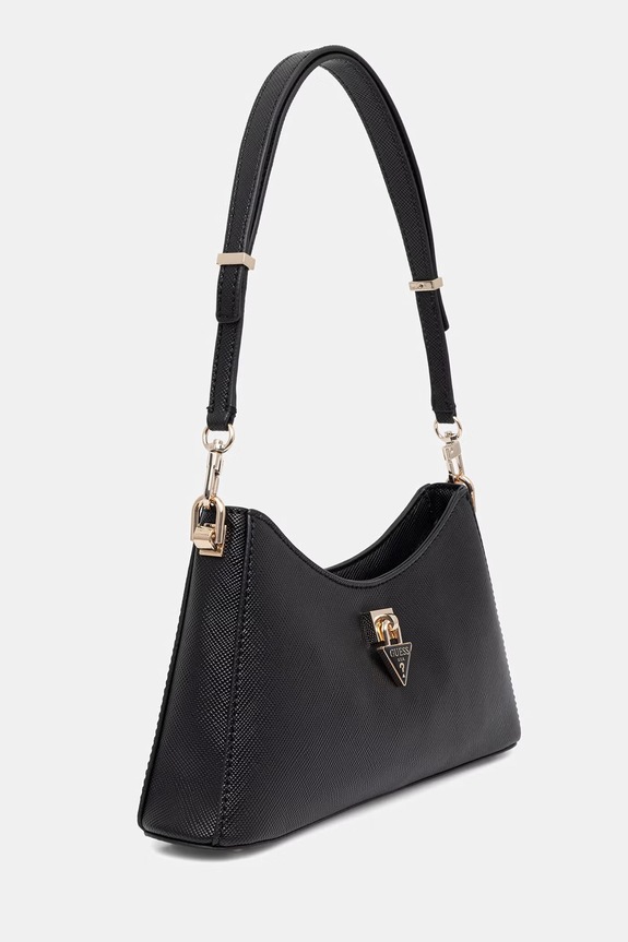 Guess dámska crossbody kabelka z imitácie kože PATSIE HWZG99.19180 čierna SS26