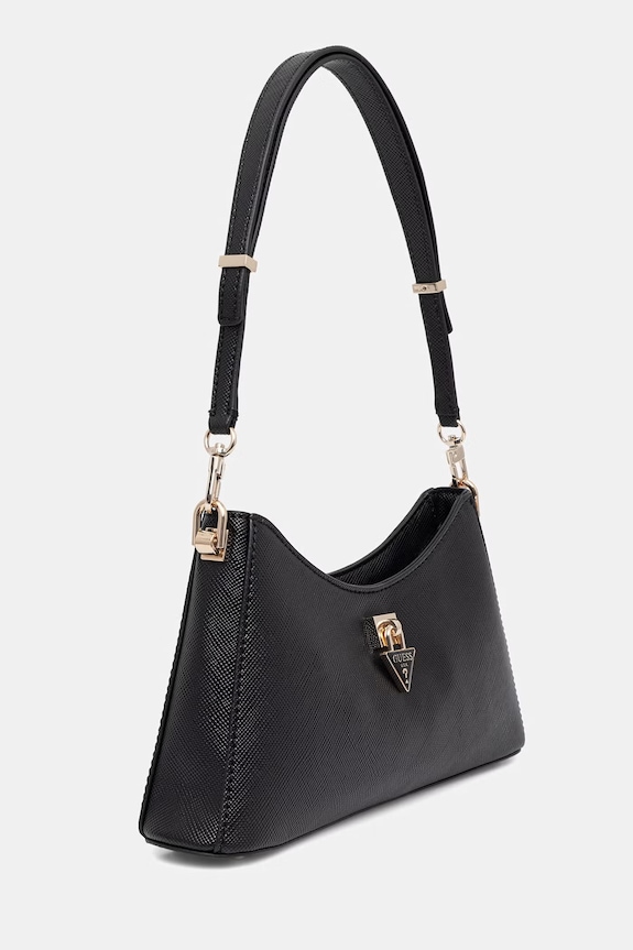 Guess dámska crossbody kabelka z imitácie kože PATSIE HWZG99.19180 čierna SS26