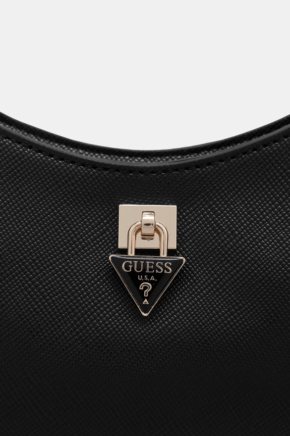 Guess dámska crossbody kabelka z imitácie kože PATSIE čierna HWZG99.19180