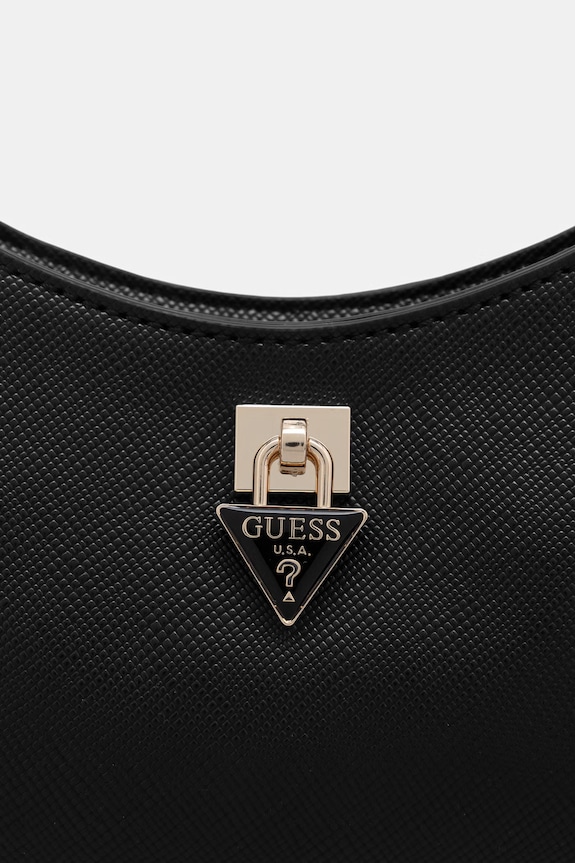 Guess dámska crossbody kabelka z imitácie kože PATSIE čierna HWZG99.19180