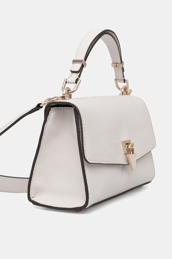 Guess torba preko ramena za žene od imitacije kože PATSIE HWZG99.19200 bijela SS26