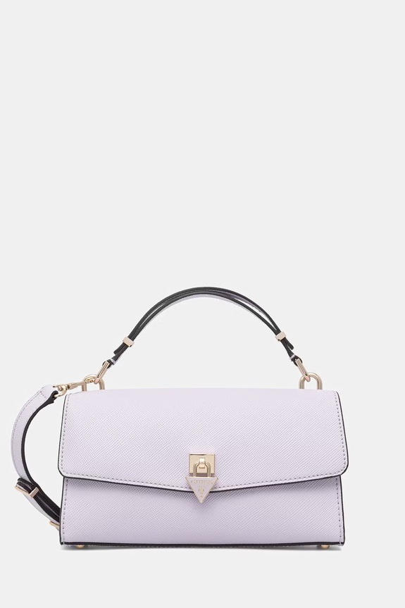 Guess torba preko ramena za žene od imitacije kože PATSIE ljubičasta HWZG99.19200