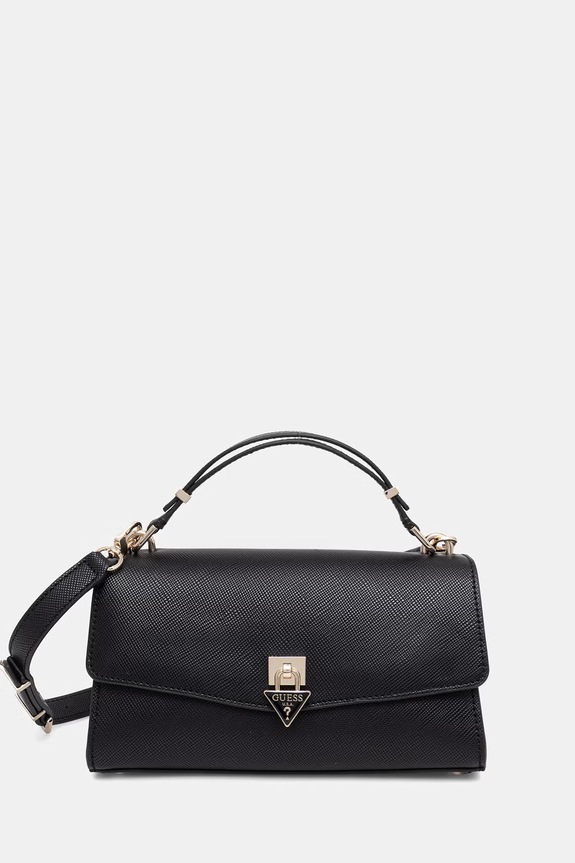 Guess torba preko ramena za žene od imitacije kože PATSIE crna HWZG99.19200