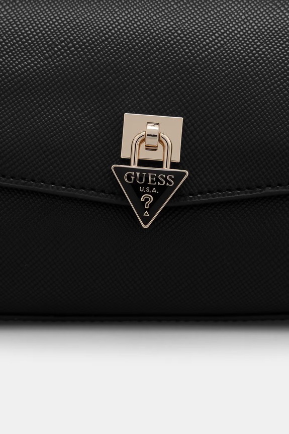 Guess torba preko ramena za žene od imitacije kože PATSIE crna HWZG99.19200