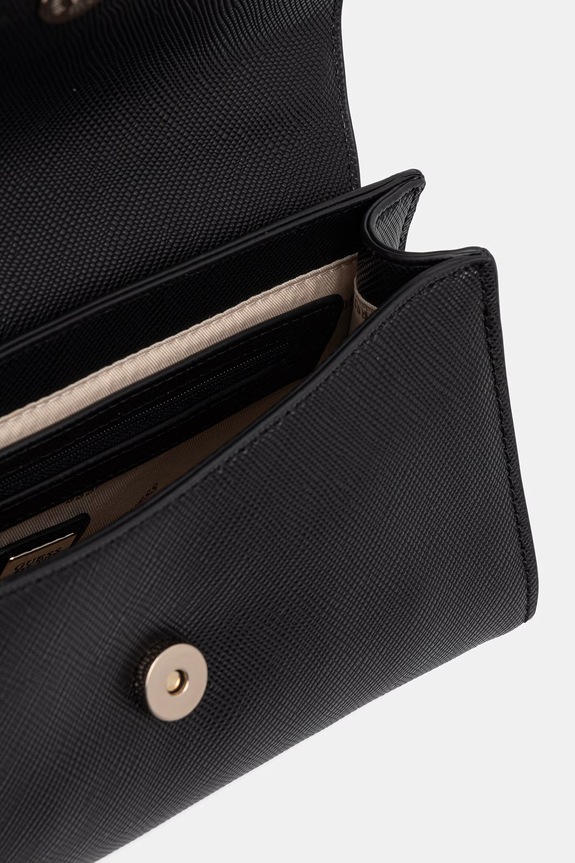 Guess torba preko ramena za žene od imitacije kože PATSIE HWZG99.19200 crna