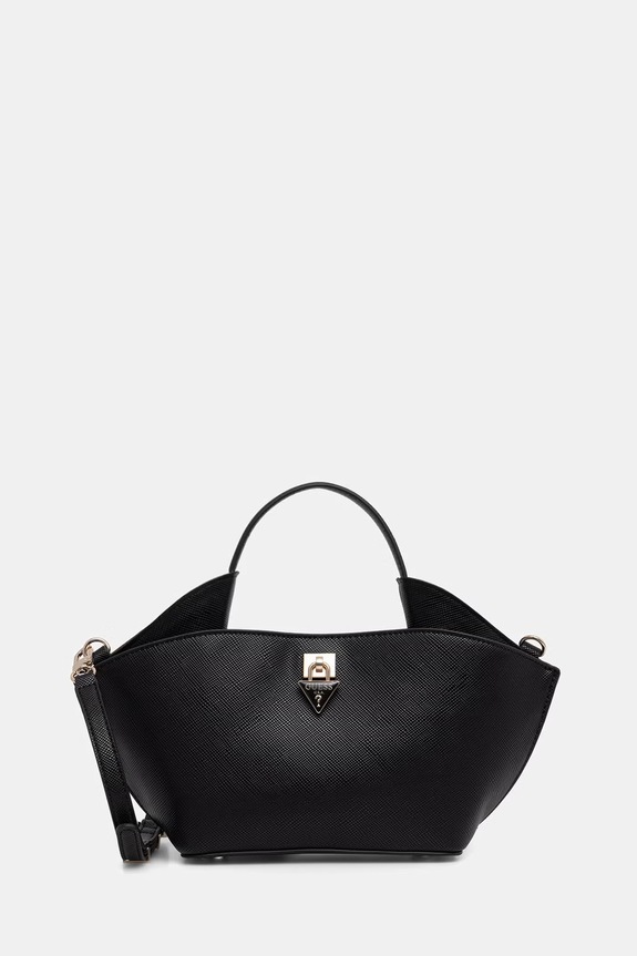 Guess tote torba za žene od imitacije kože PATSIE crna HWZG99.19750