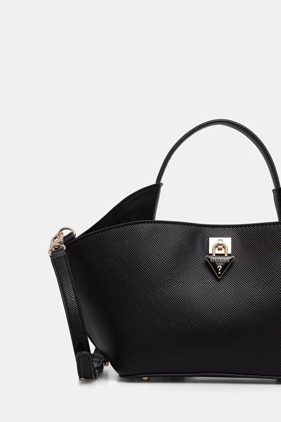 Guess tote torba za žene od imitacije kože PATSIE crna HWZG99.19750