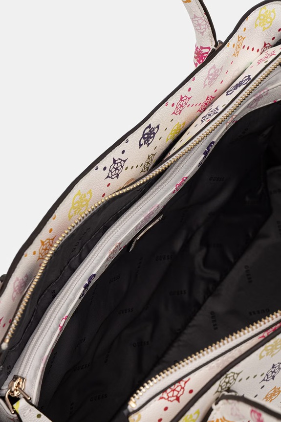 Guess torebka shopper damska z imitacji skóry PATSIE TWGM99.19024 biały