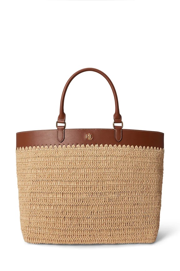 Lauren Ralph Lauren geantă shopper pentru femei maro 431982183