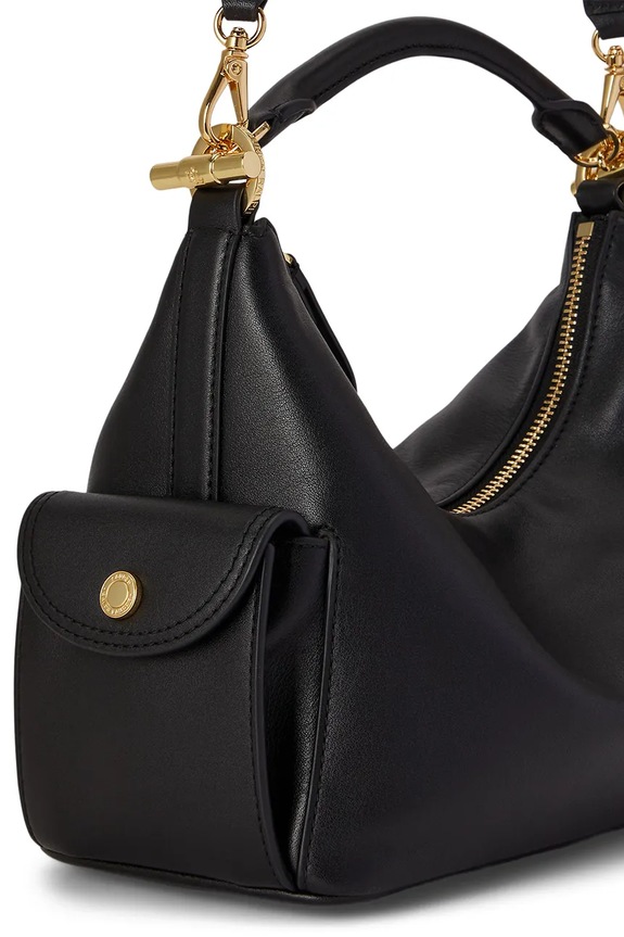 Lauren Ralph Lauren torebka damska skórzana 431P06064 czarny