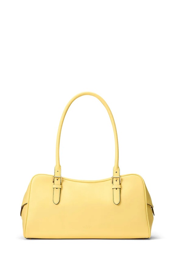 Lauren Ralph Lauren geantă de piele 431P06068 galben SS26