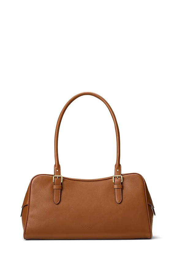Accesorii Lauren Ralph Lauren geantă de piele 431P06068 maro