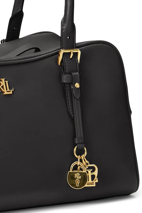 Lauren Ralph Lauren geantă de piele 431P06068 negru