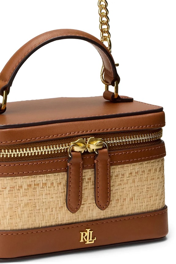 Lauren Ralph Lauren torebka crossbody damska 431P06089 brązowy