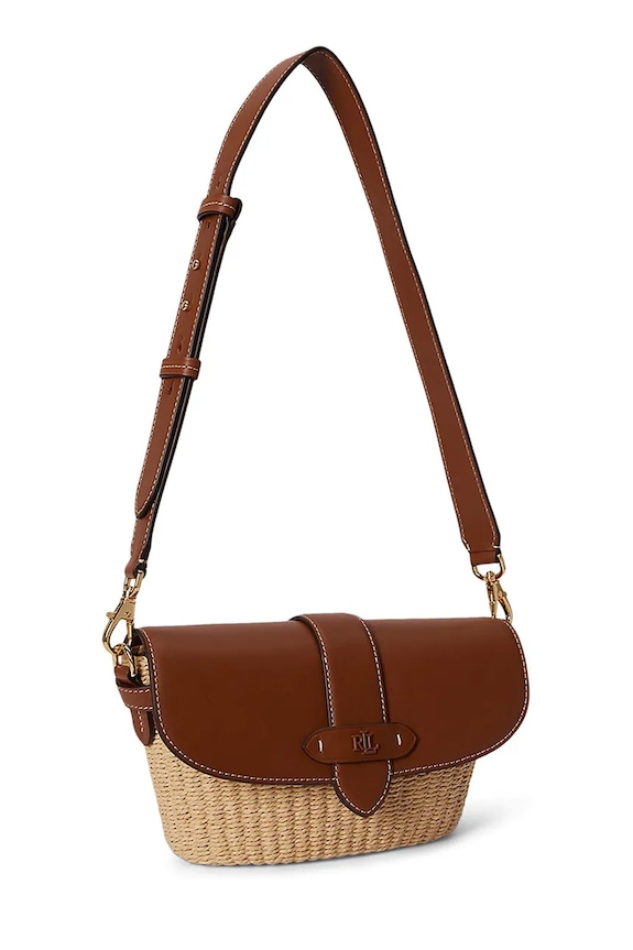 Doplňky Lauren Ralph Lauren crossbody kabelka dámská 431P10158 hnědá