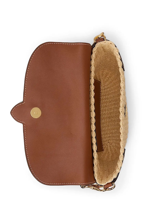 Lauren Ralph Lauren crossbody kabelka dámská 431P10158 hnědá