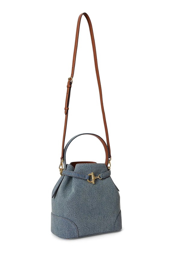Αξεσουάρ Lauren Ralph Lauren χιαστί Γυναικεία δερμάτινη 431P10498 μπλε