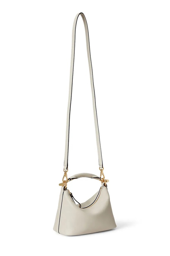 Lauren Ralph Lauren geantă de piele 431P10531 alb SS26