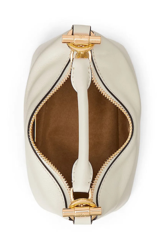 Lauren Ralph Lauren geantă de piele alb 431P10531