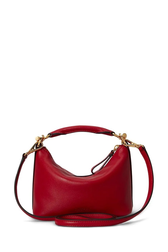 Doplnky Kožená kabelka Lauren Ralph Lauren 431P10531 červená