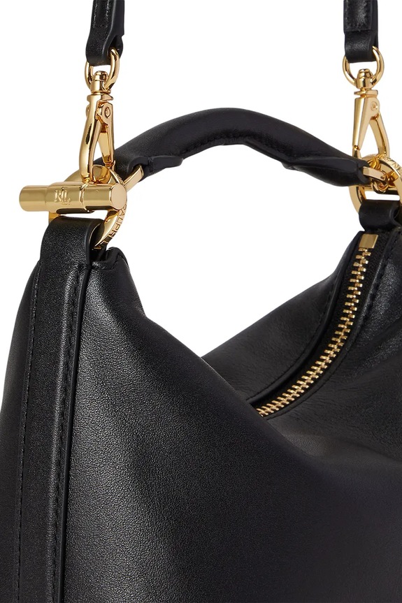 Lauren Ralph Lauren geantă de piele 431P10531 negru